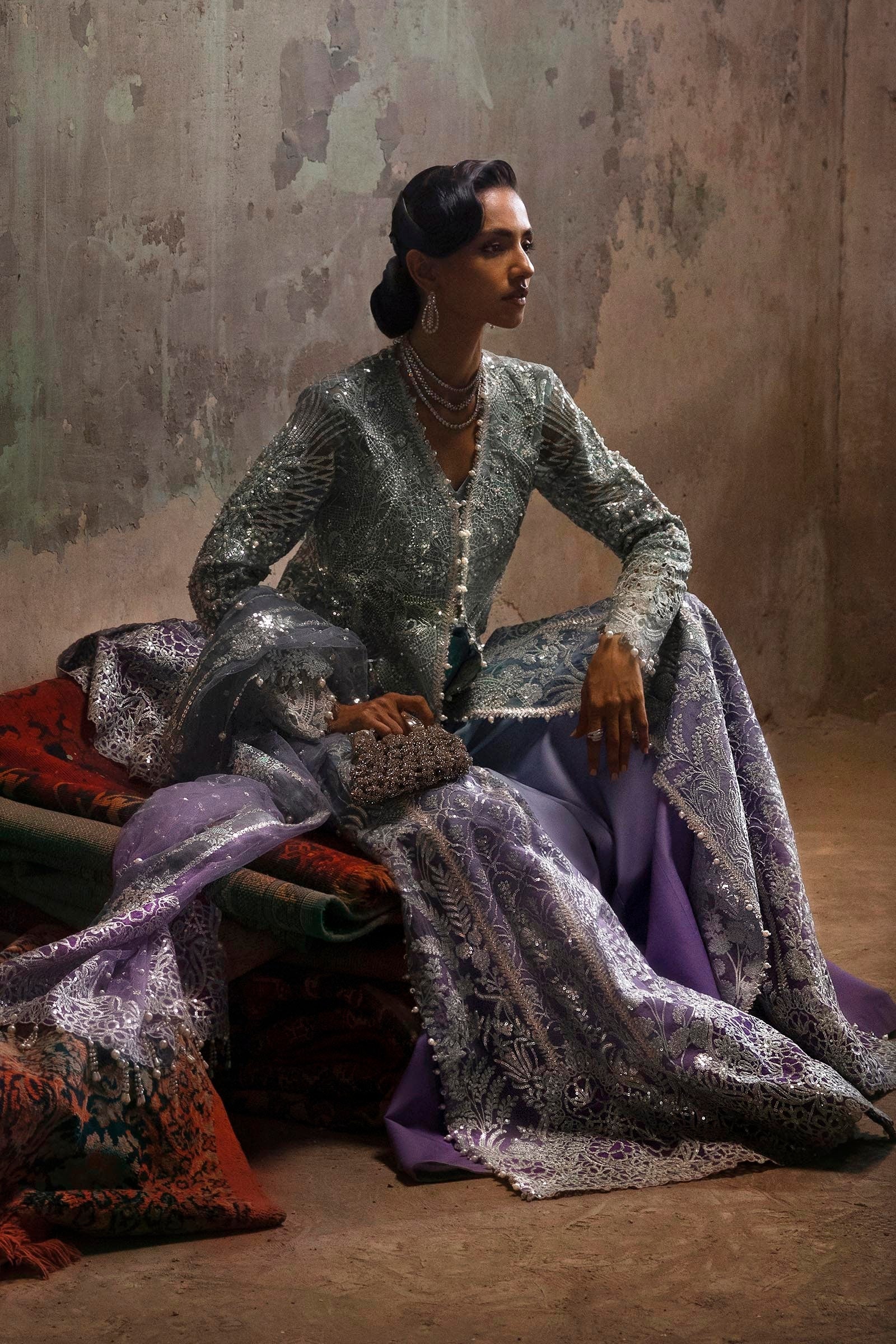 Sana Safinaz | Nura Festive 25 | N252-002-3CX - by - Libasekhas UK - Registered Vendor of : Sana Safinaz - 100% Original Designer Dresss