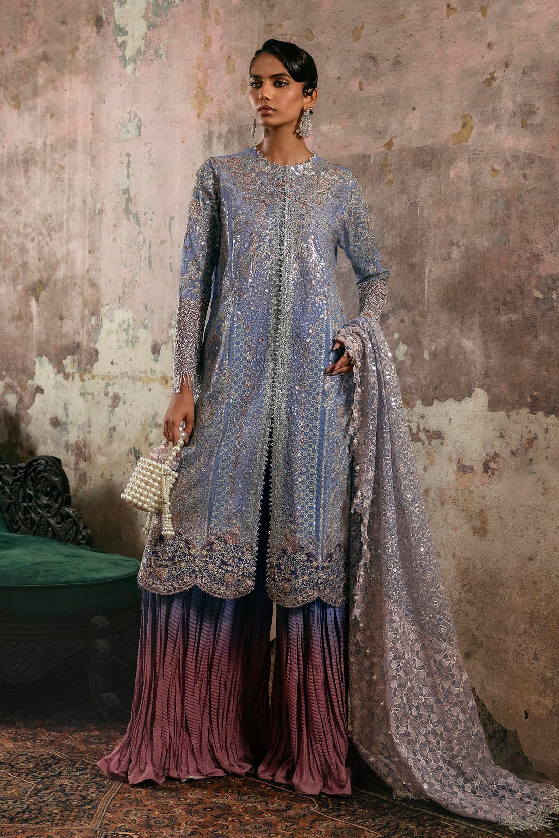 Sana Safinaz | Nura Festive 25 | N252-006-3CX - by - Libasekhas UK - Registered Vendor of : Sana Safinaz - 100% Original Designer Dresss