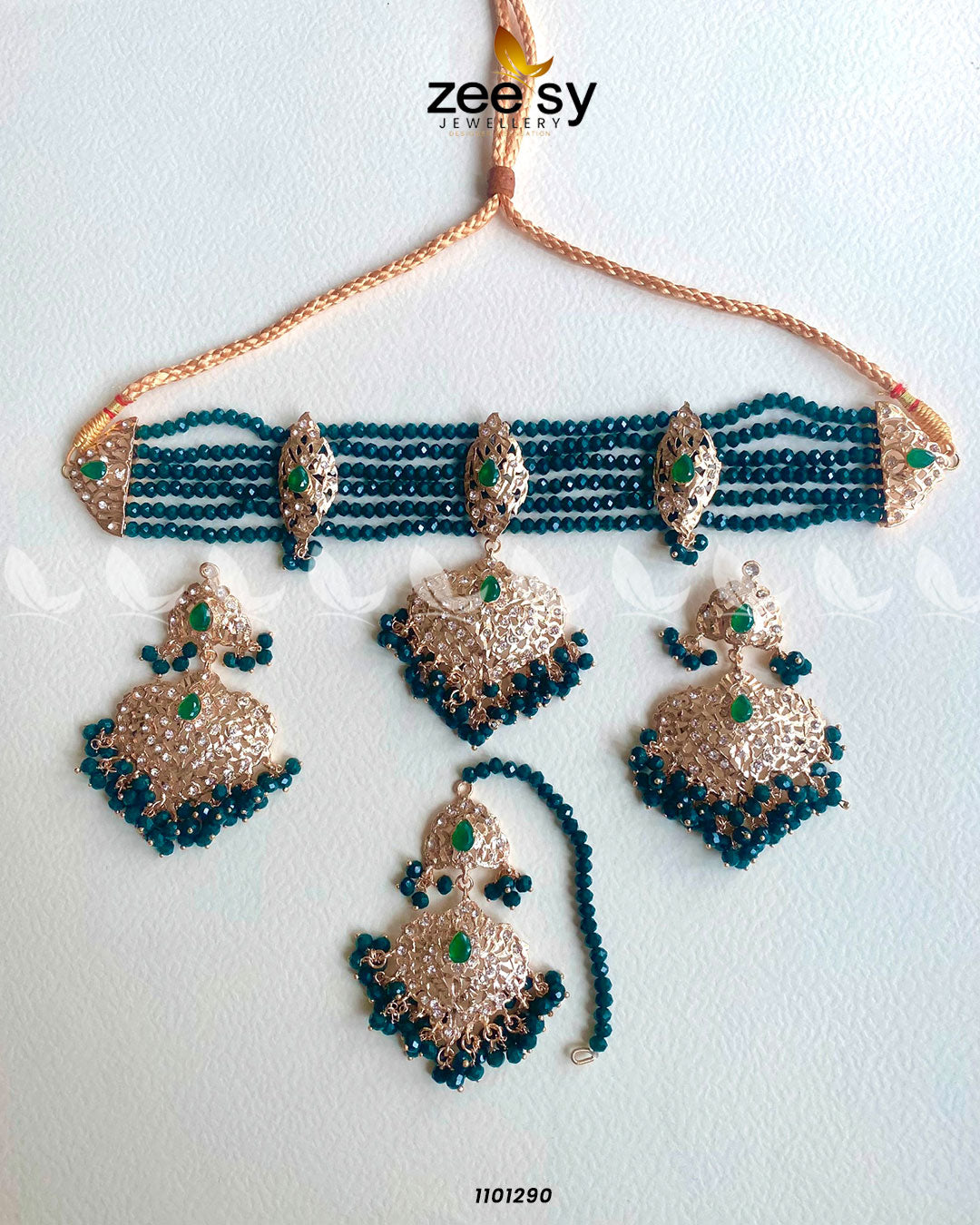 Necklace-0003 - by - Libasekhas UK - Registered Vendor of : Zeesy - 100% Original Designer Dresss