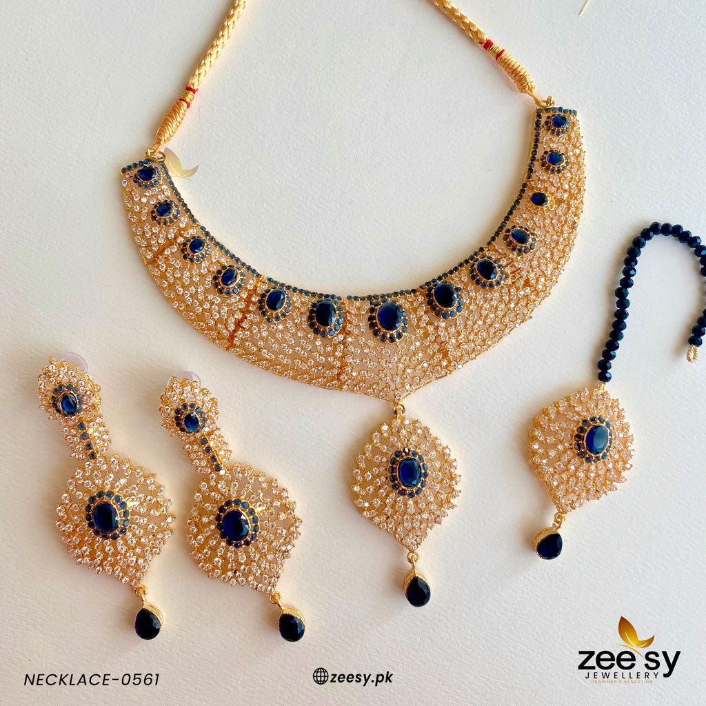 Necklace-0561 - by - Libasekhas UK - Registered Vendor of : Zeesy - 100% Original Designer Dresss