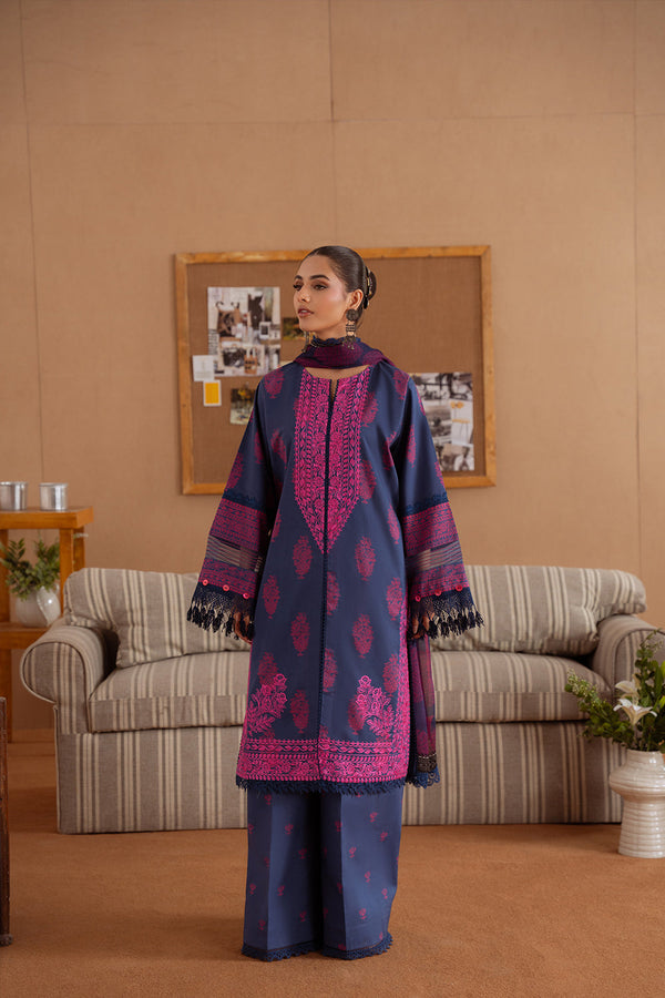 Saira Rizwan | Laanem Summer Lawn 25 | ELARA-B-SRL25-01 - by - Libasekhas UK - Registered Vendor of : Saira Rizwan - 100% Original Designer Dresss