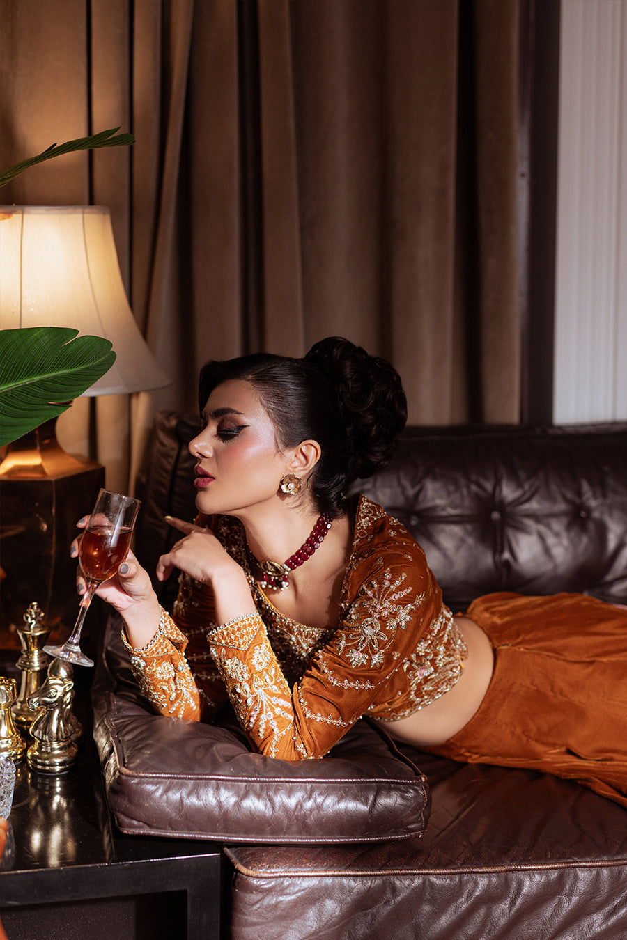 Saira Rizwan | Velvet Pret 25 | AMBERIN-SRVP25-11 - by Libasekhas UK - Registered Vendor of : Saira Rizwan - 100% Original Designer Dress