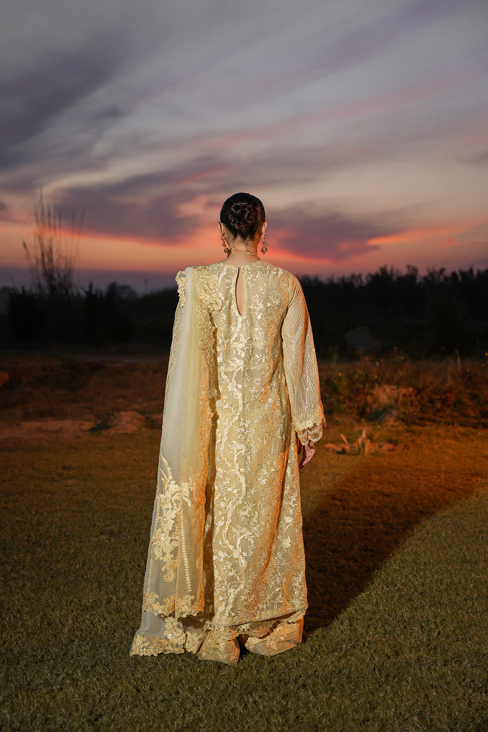 Nilofer Shahid | Verve Summer 24 | Irina  Verve SS 24 - by - Libasekhas UK - Registered Vendor of : Nilofer Shahid - 100% Original Designer Dresss