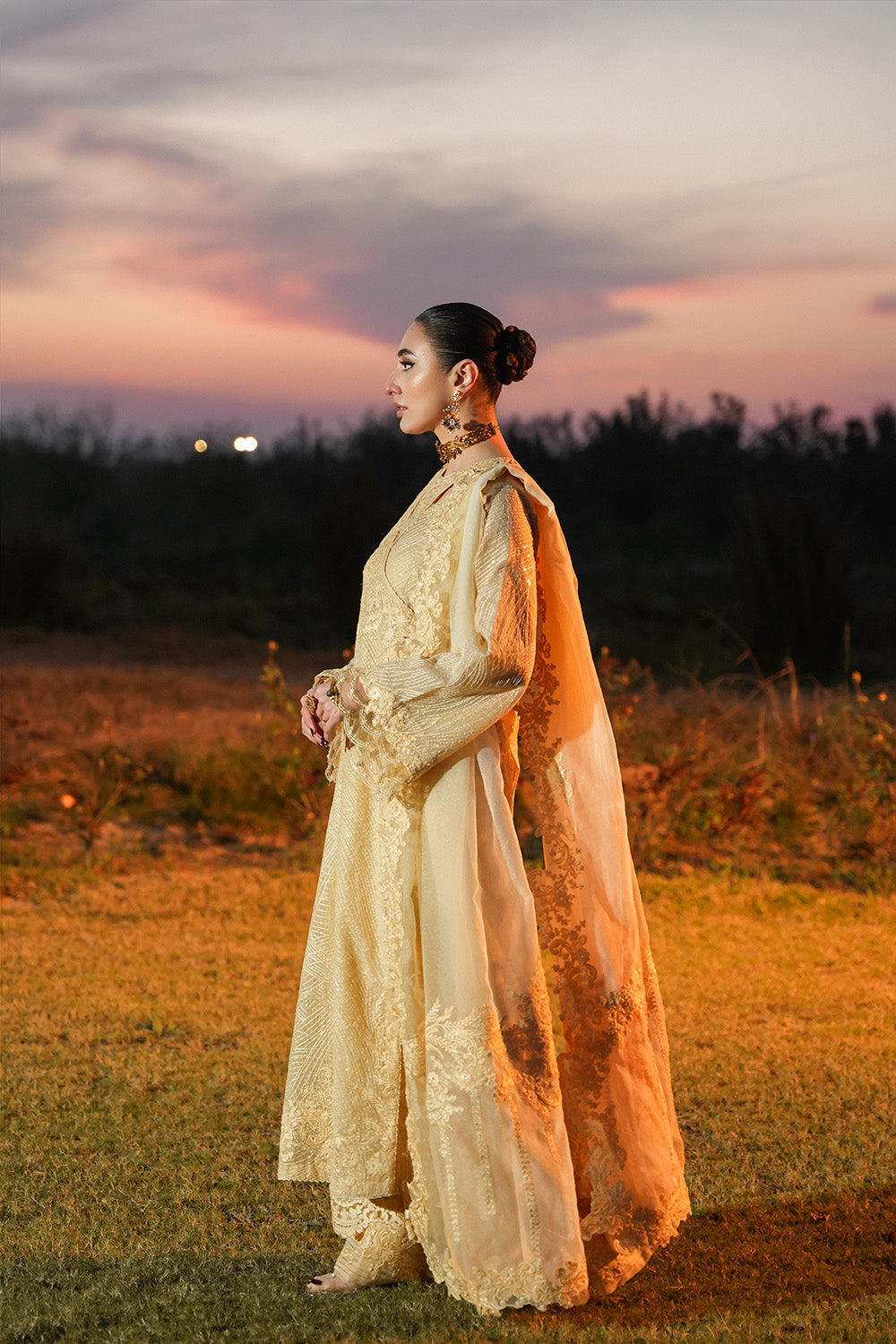 Nilofer Shahid | Verve Summer 24 | Irina  Verve SS 24 - by - Libasekhas UK - Registered Vendor of : Nilofer Shahid - 100% Original Designer Dresss