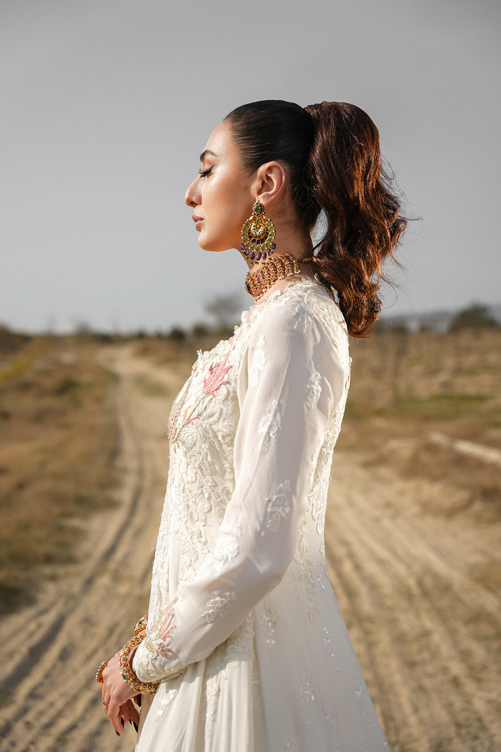 Nilofer Shahid | Verve Summer 24 | Kaira  Verve SS 24 - by - Libasekhas UK - Registered Vendor of : Nilofer Shahid - 100% Original Designer Dresss