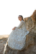 Nilofer Shahid | Verve Summer 24 | Mavi  Verve SS 24 - by - Libasekhas UK - Registered Vendor of : Nilofer Shahid - 100% Original Designer Dresss