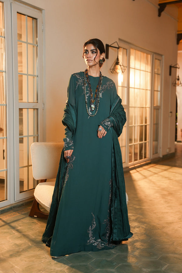 Nilofer Shahid | Verve Summer 24 | Sassy Spirit (3pc)  Verve SS 24 - by - Libasekhas UK - Registered Vendor of : Nilofer Shahid - 100% Original Designer Dresss