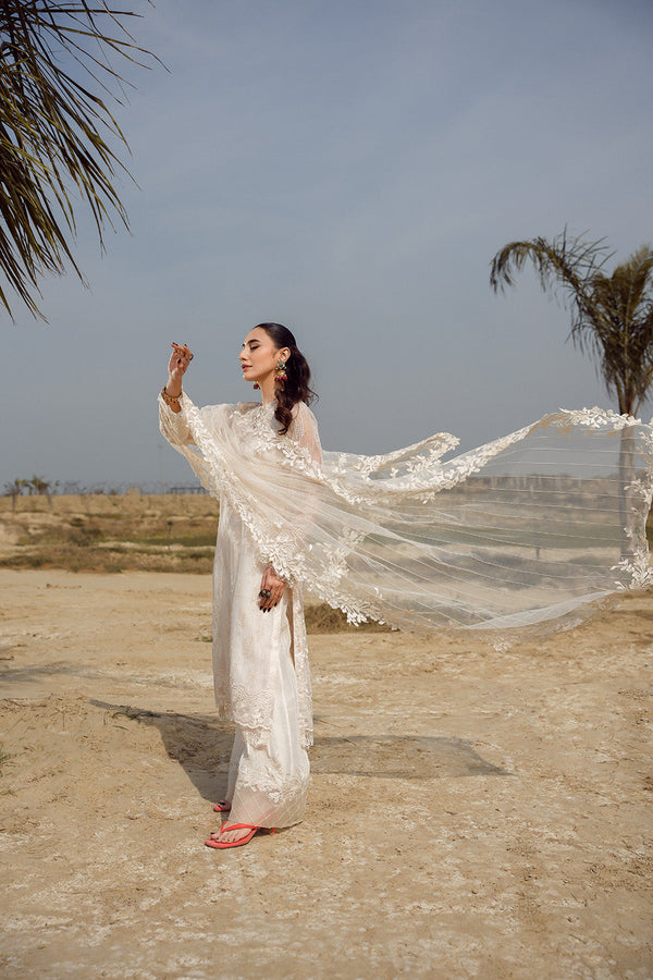 Nilofer Shahid | Verve Summer 24 | Anastasia (3pc)  Verve SS 24 - by - Libasekhas UK - Registered Vendor of : Nilofer Shahid - 100% Original Designer Dresss