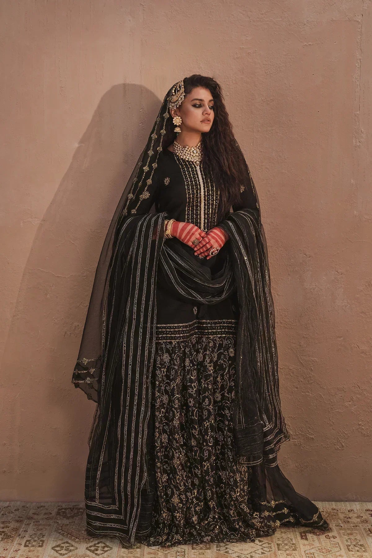 Erum Khan | Shab Siyah 23 | Noor - by - Libasekhas UK - Registered Vendor of : Erum Khan - 100% Original Designer Dresss