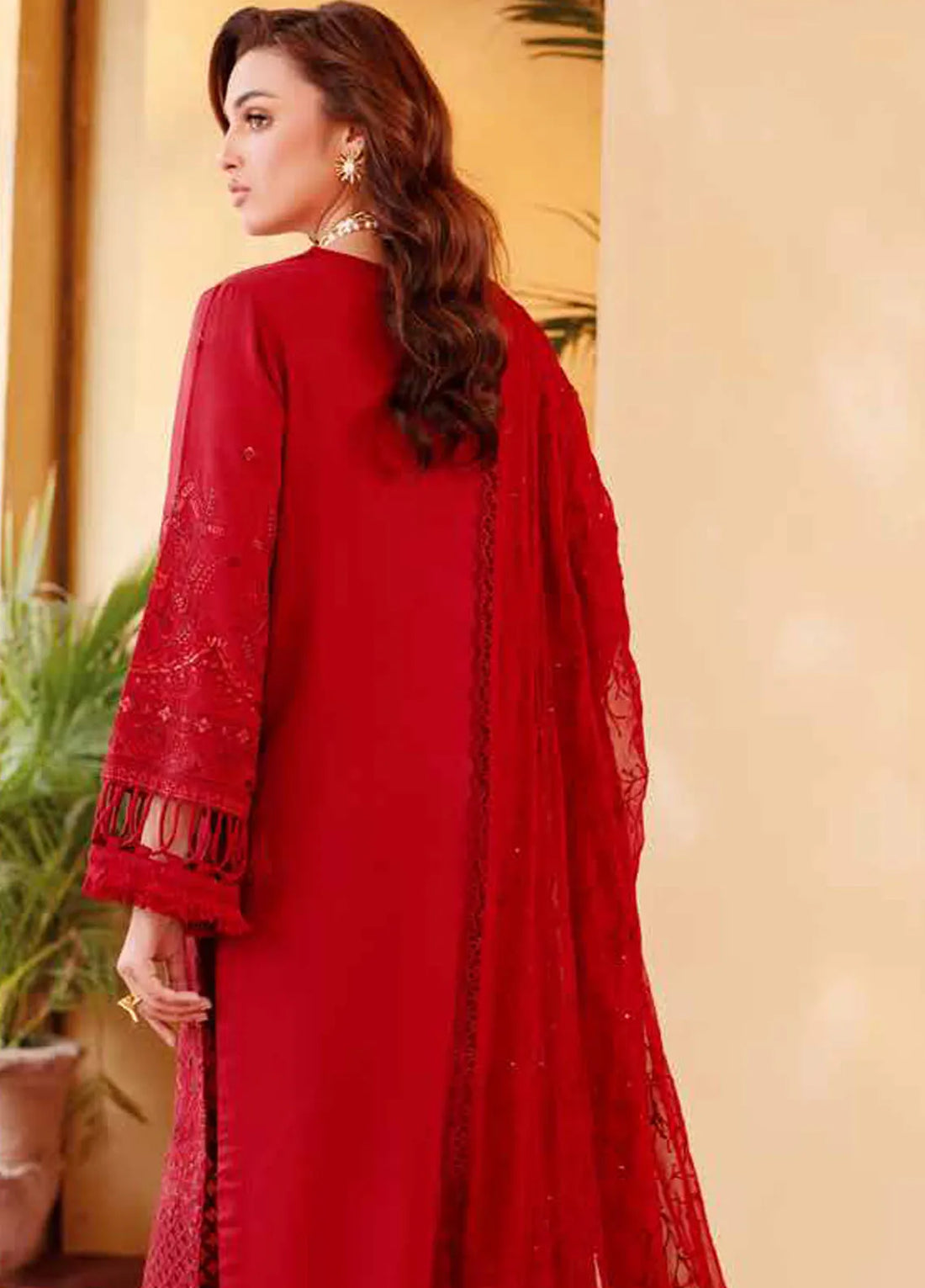 Nureh | Exclusive Karandi | NE-131 - by Libasekhas UK - Registered Vendor of : Nureh - 100% Original Designer Dress