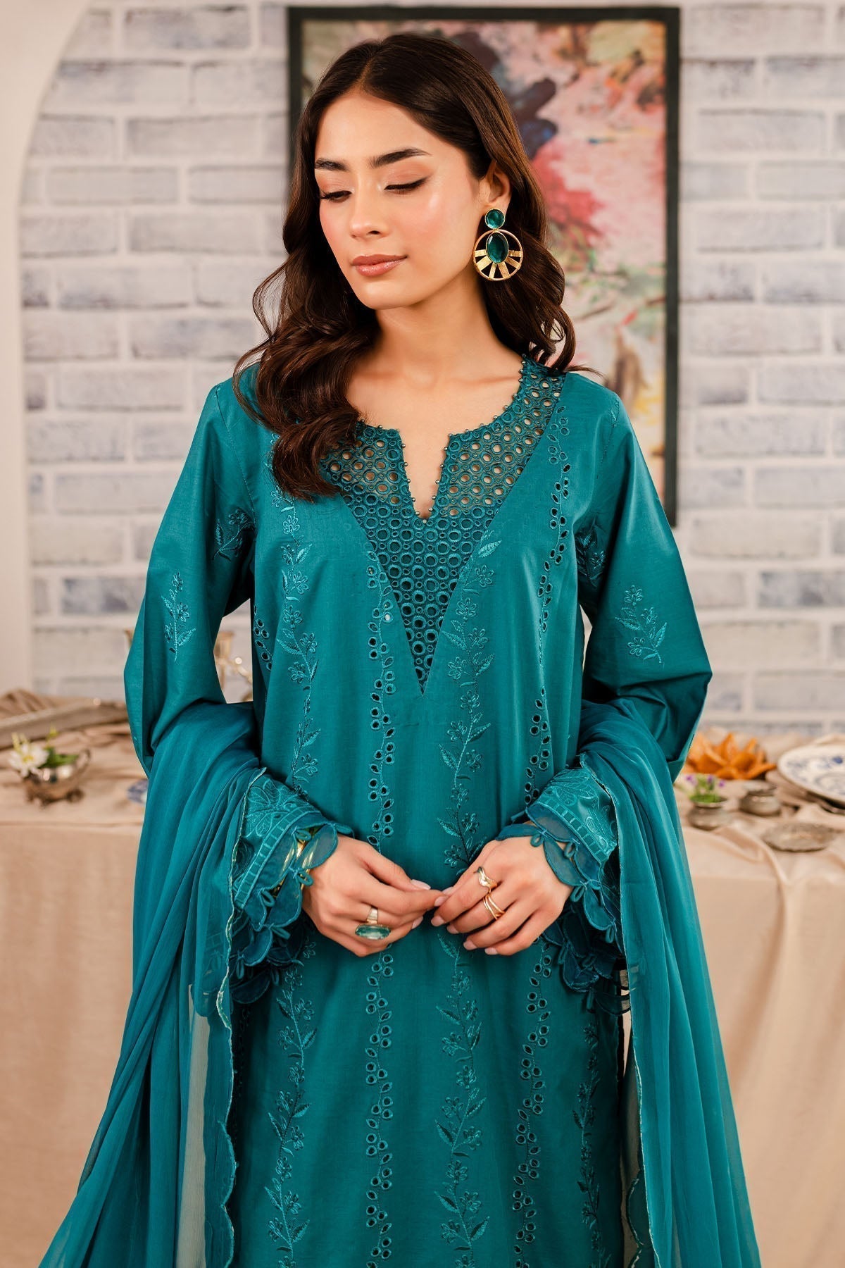 Nureh | Shades Of Summer | NP-495 - by - Libasekhas UK - Registered Vendor of : Nureh - 100% Original Designer Dresss
