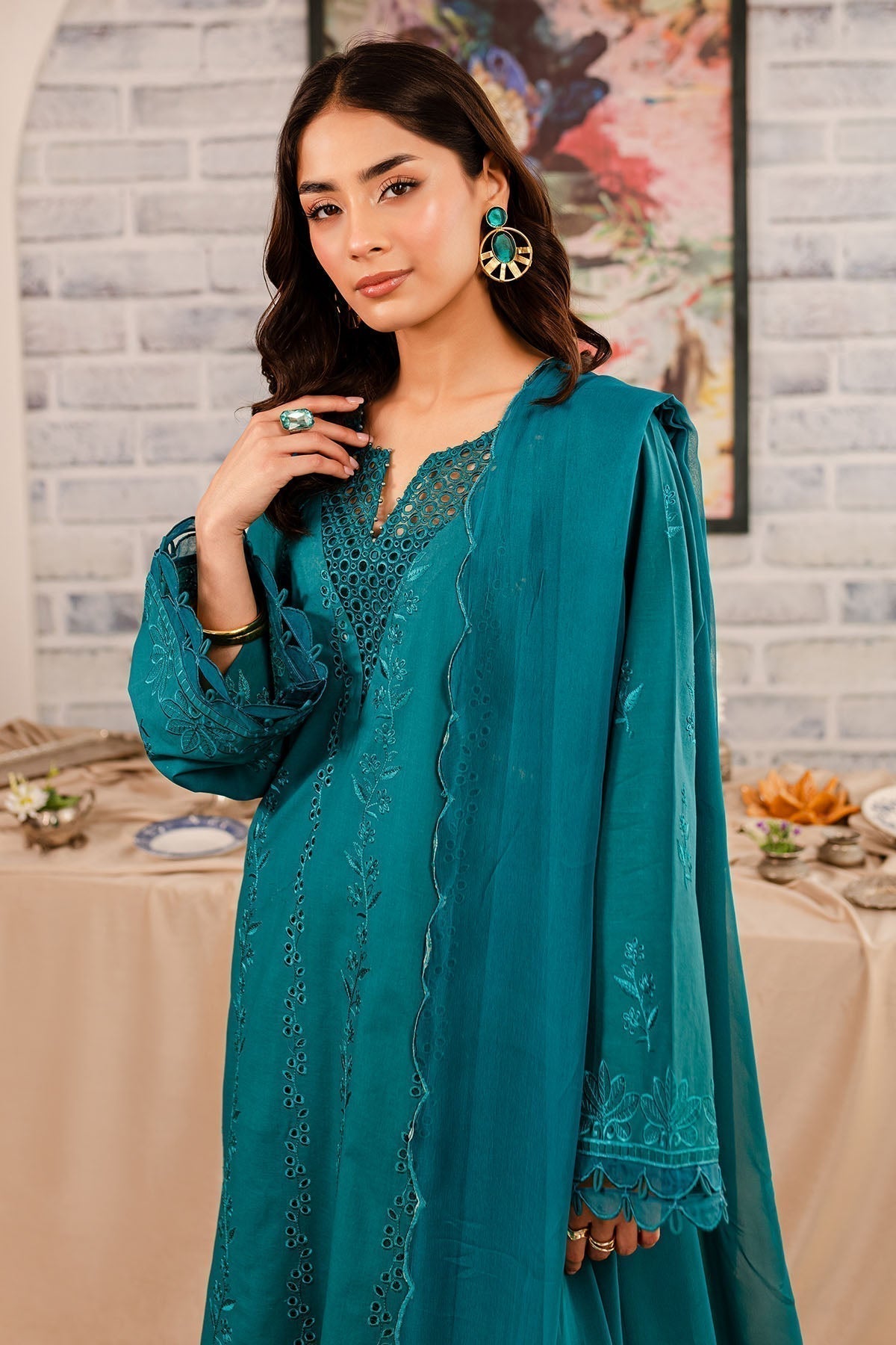 Nureh | Shades Of Summer | NP-495 - by - Libasekhas UK - Registered Vendor of : Nureh - 100% Original Designer Dresss
