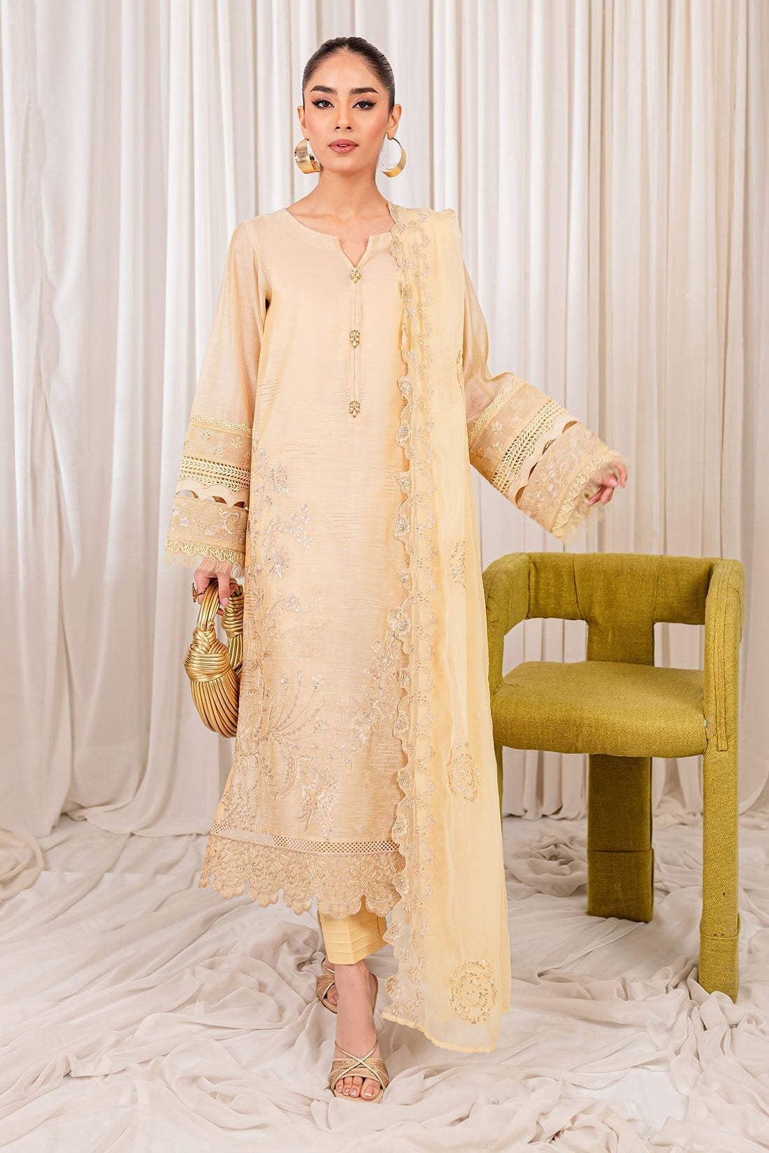Nureh | Shades Of Summer | NP-454 - by - Libasekhas UK - Registered Vendor of : Nureh - 100% Original Designer Dresss