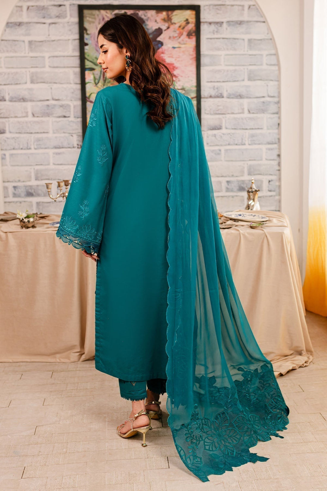 Nureh | Shades Of Summer | NP-495 - by - Libasekhas UK - Registered Vendor of : Nureh - 100% Original Designer Dresss