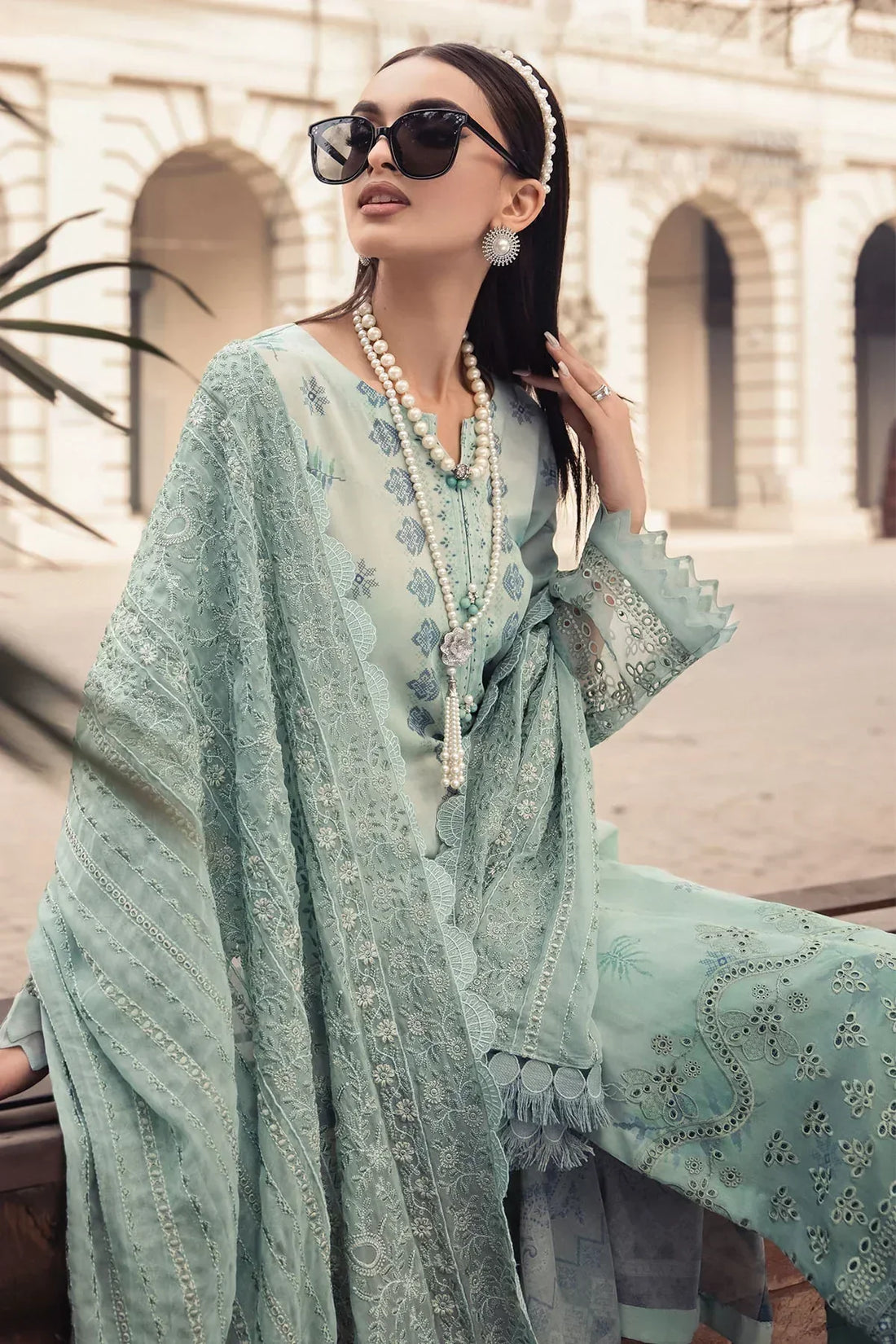 Nureh | Swiss Prints | NS-118 - by - Libasekhas UK - Registered Vendor of : Nureh - 100% Original Designer Dresss