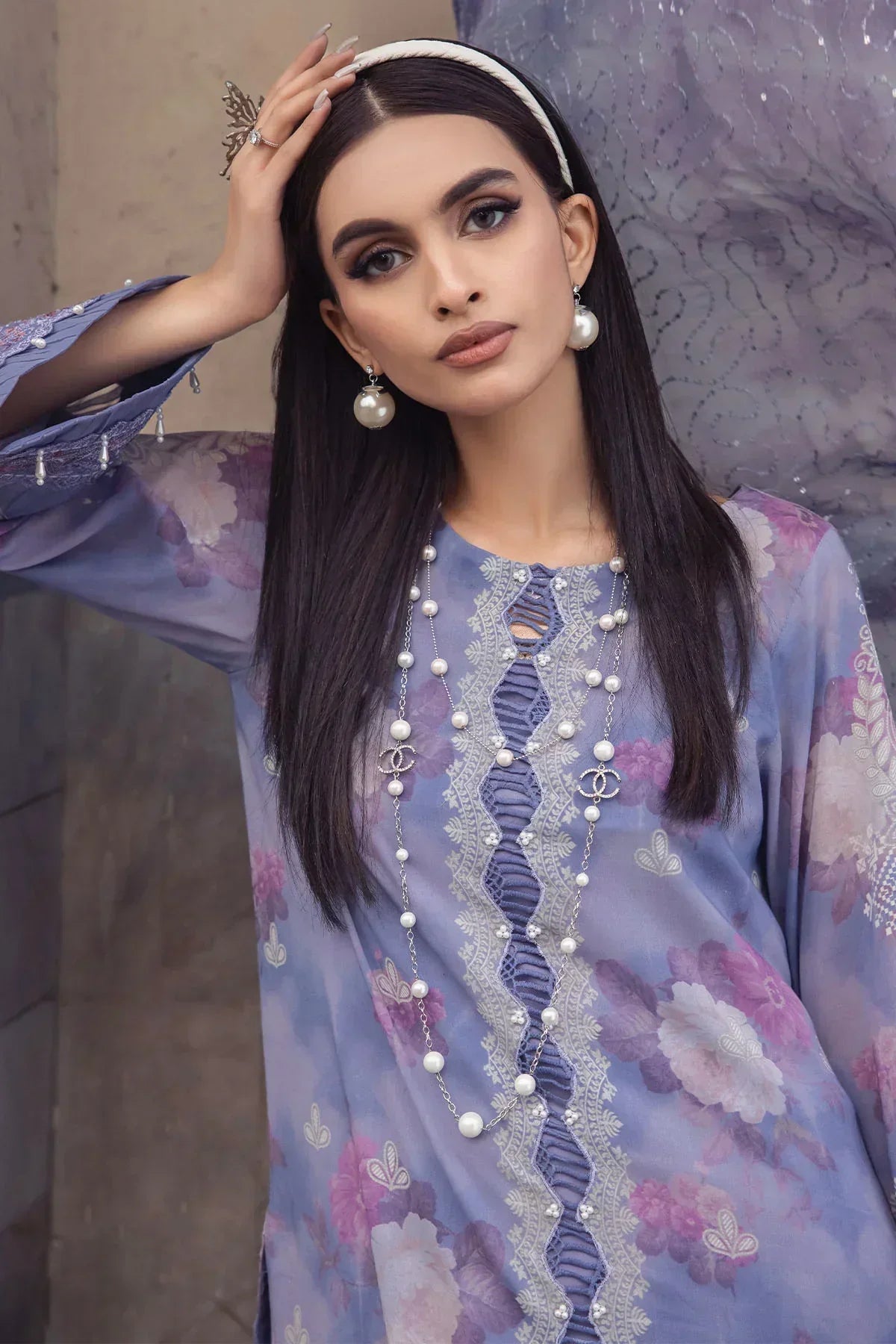 Nureh | Swiss Prints | NS-119 - by - Libasekhas UK - Registered Vendor of : Nureh - 100% Original Designer Dresss