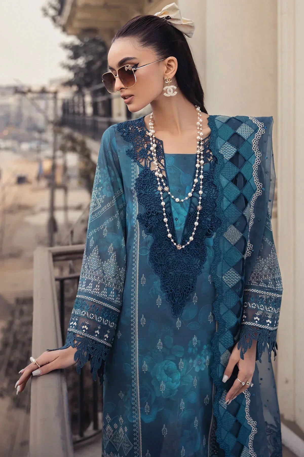 Nureh | Swiss Prints | NS-120 - by - Libasekhas UK - Registered Vendor of : Lawn - 100% Original Designer Dresss