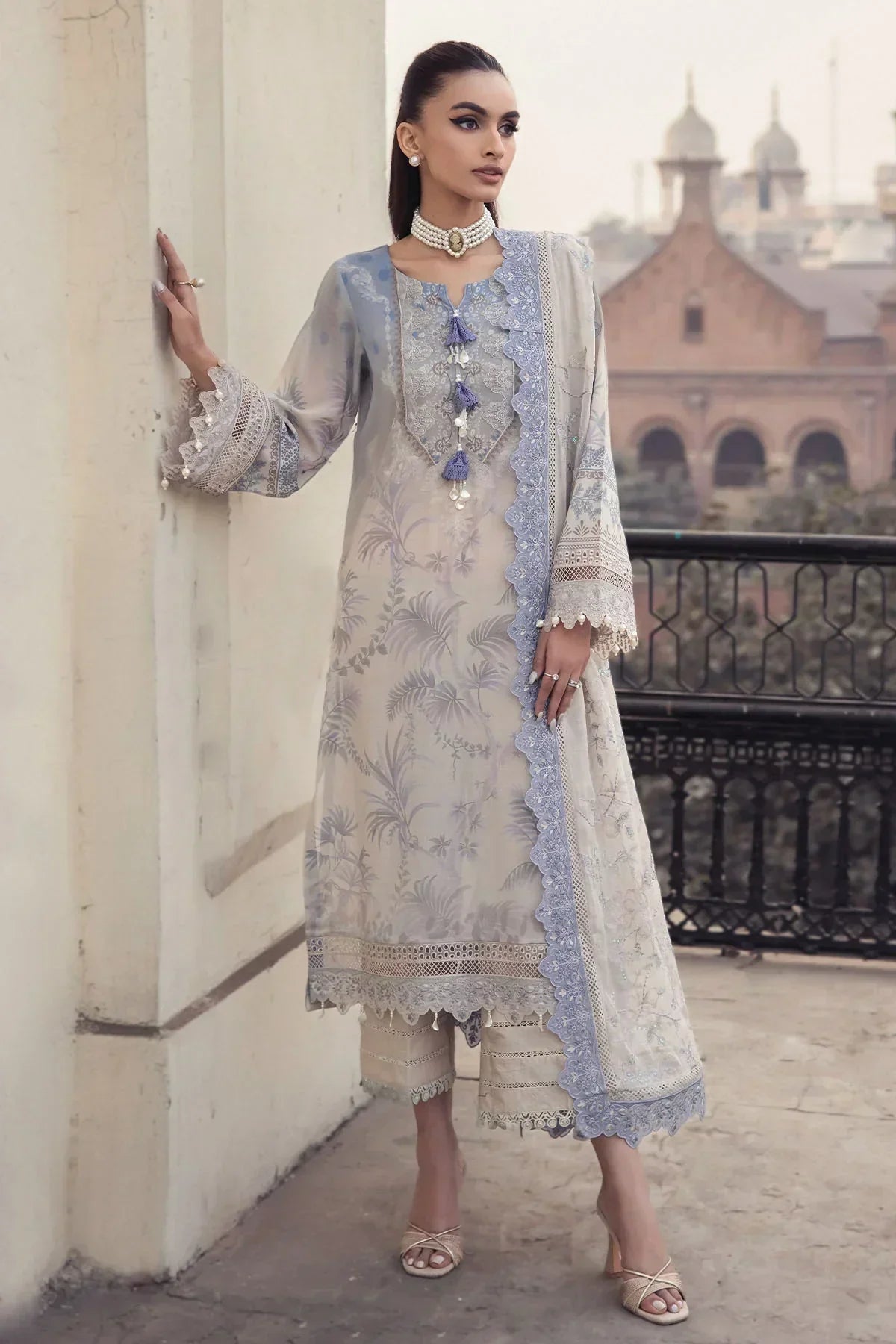 Nureh | Swiss Prints | NS-122 - by - Libasekhas UK - Registered Vendor of : Nureh - 100% Original Designer Dresss