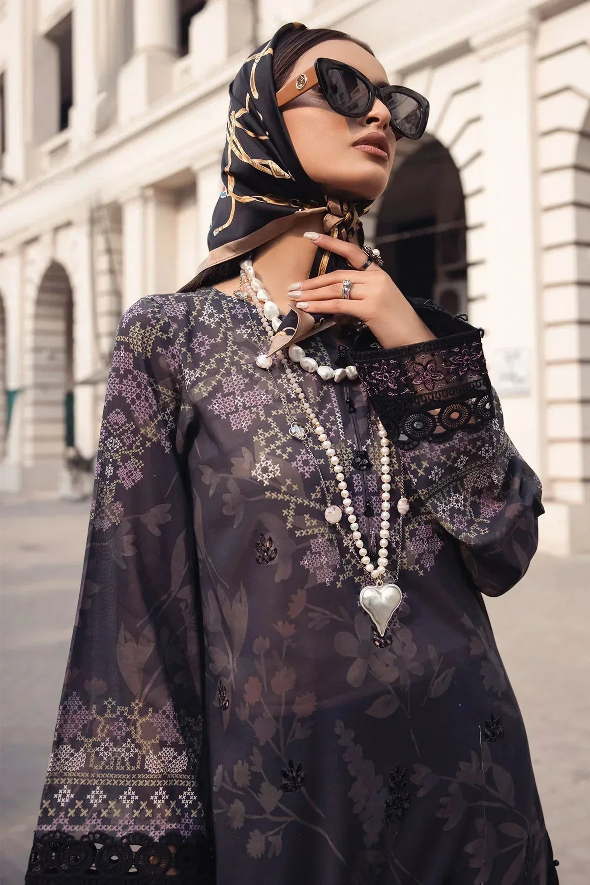 Nureh | Swiss Prints | NS-123 - by - Libasekhas UK - Registered Vendor of : Nureh - 100% Original Designer Dresss