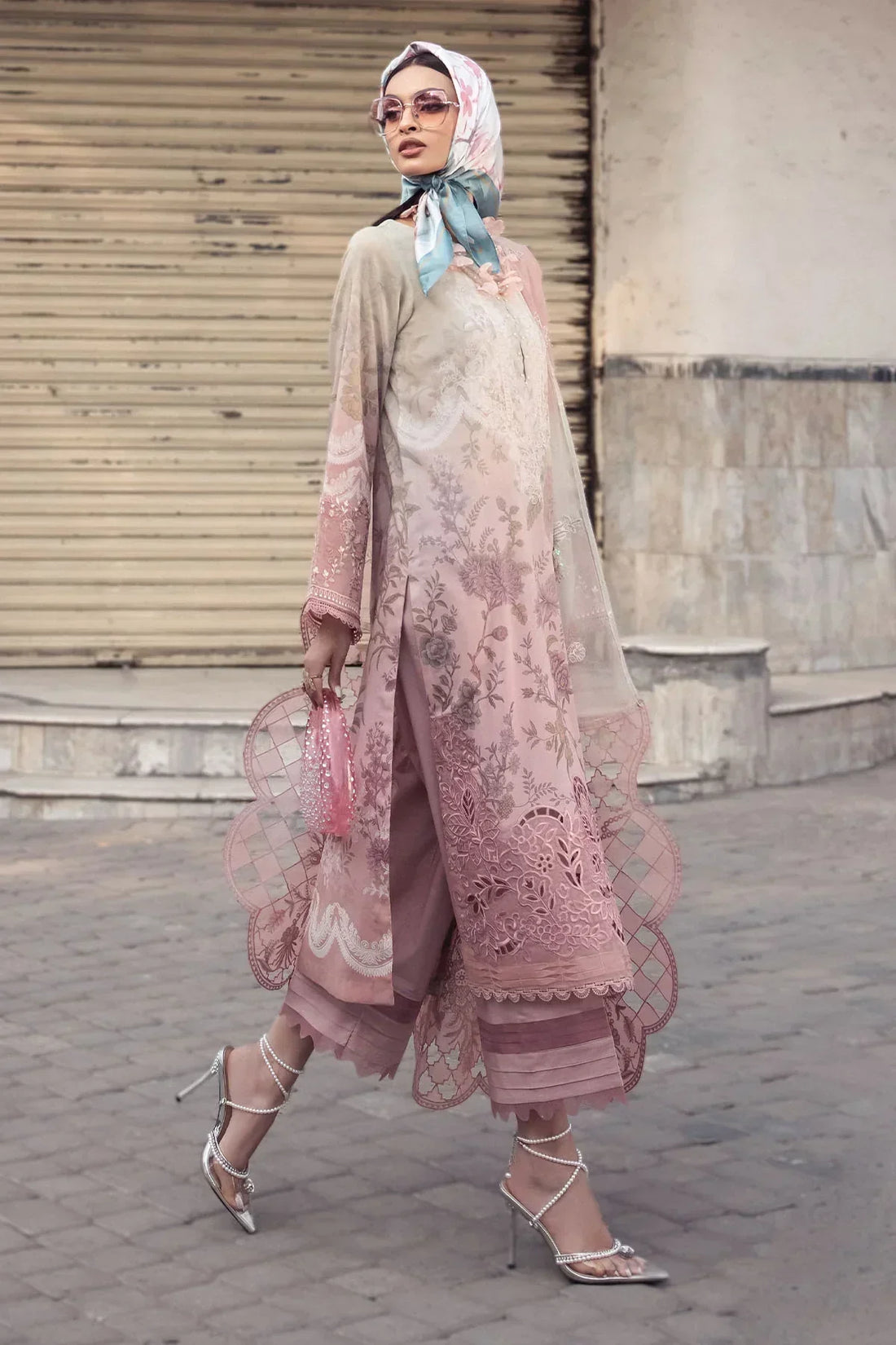 Nureh | Swiss Prints | NS-117 - by - Libasekhas UK - Registered Vendor of : Nureh - 100% Original Designer Dresss