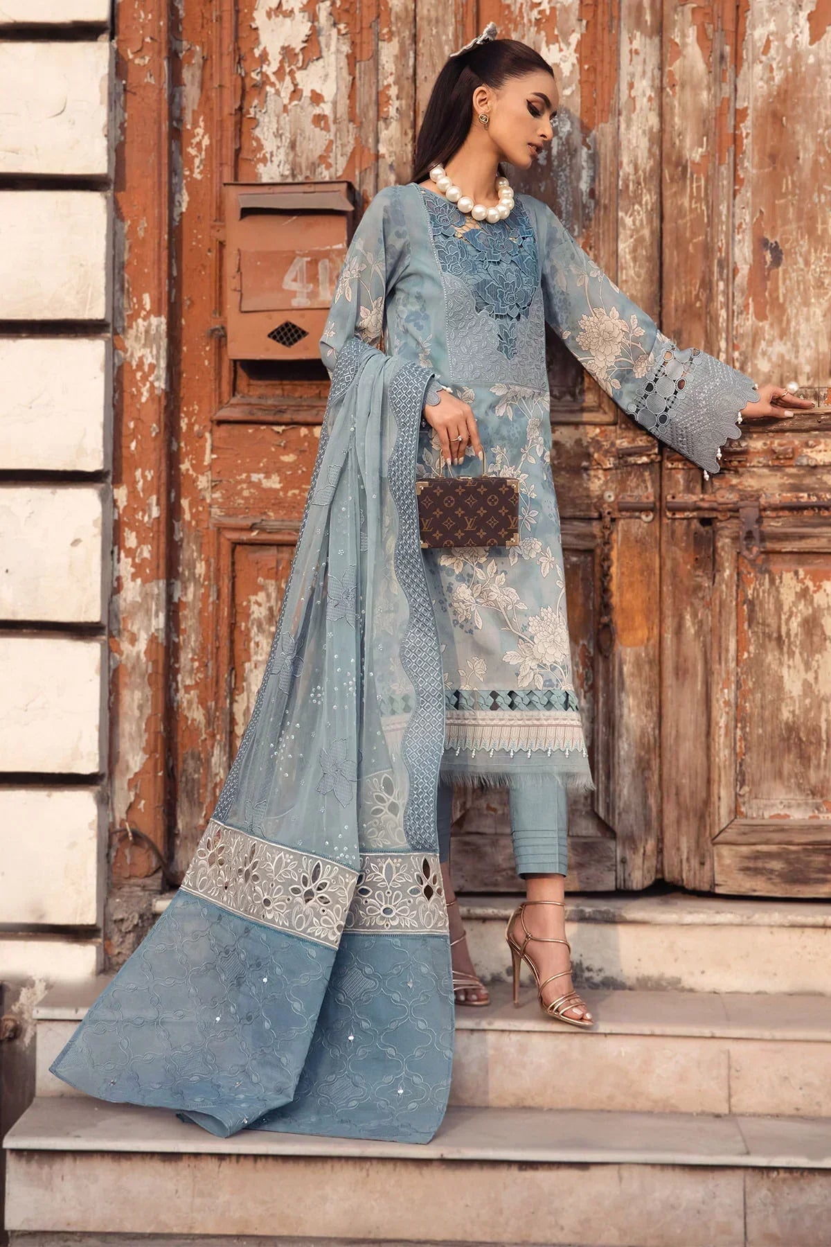 Nureh | Swiss Prints | NS-116 - by - Libasekhas UK - Registered Vendor of : Nureh - 100% Original Designer Dresss