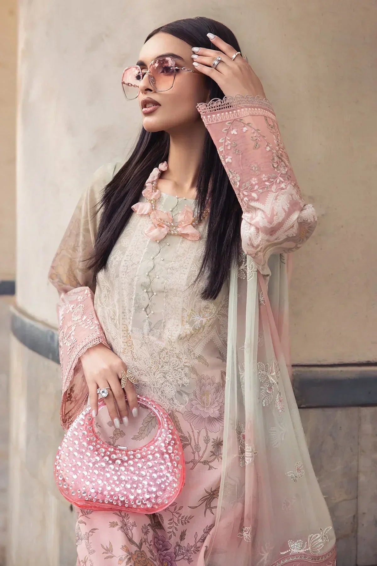 Nureh | Swiss Prints | NS-117 - by - Libasekhas UK - Registered Vendor of : Nureh - 100% Original Designer Dresss