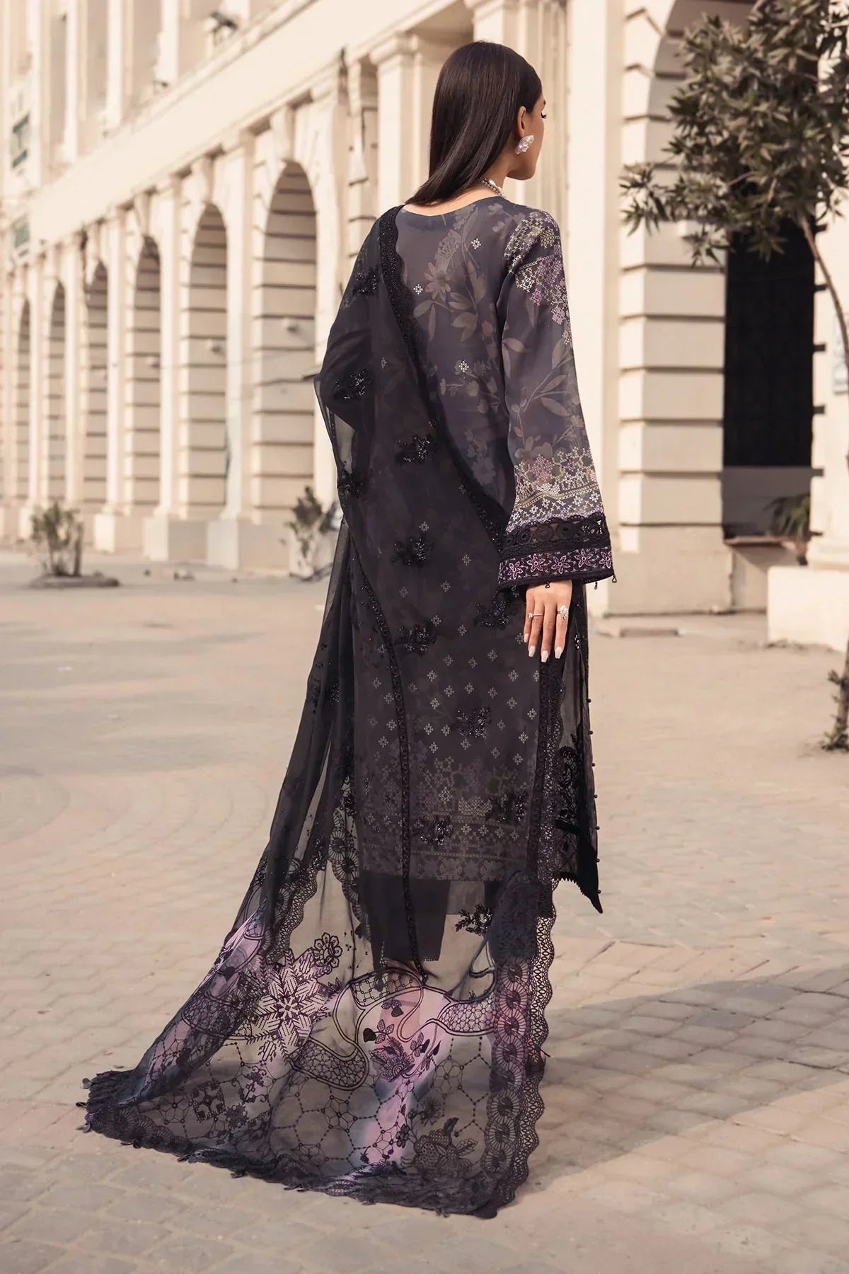 Nureh | Swiss Prints | NS-123 - by - Libasekhas UK - Registered Vendor of : Nureh - 100% Original Designer Dresss