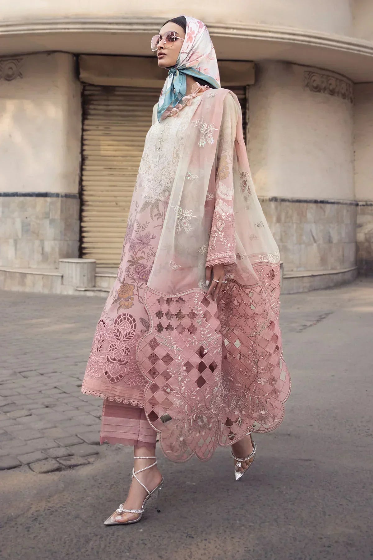 Nureh | Swiss Prints | NS-117 - by - Libasekhas UK - Registered Vendor of : Nureh - 100% Original Designer Dresss