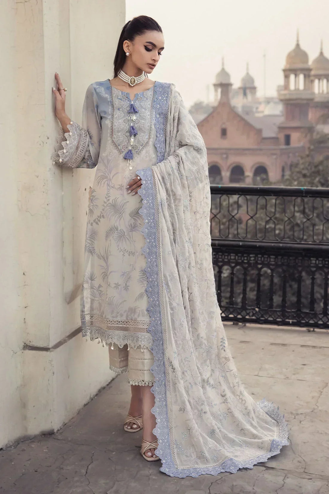 Nureh | Swiss Prints | NS-122 - by - Libasekhas UK - Registered Vendor of : Nureh - 100% Original Designer Dresss