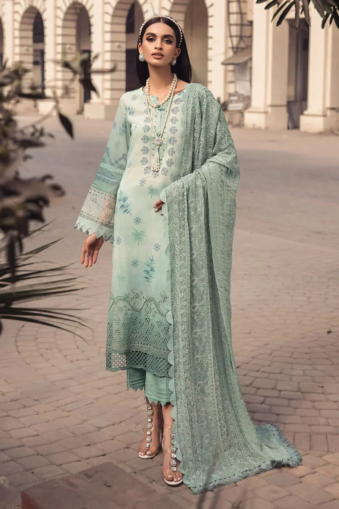 Nureh | Swiss Prints | NS-118 - by - Libasekhas UK - Registered Vendor of : Nureh - 100% Original Designer Dresss