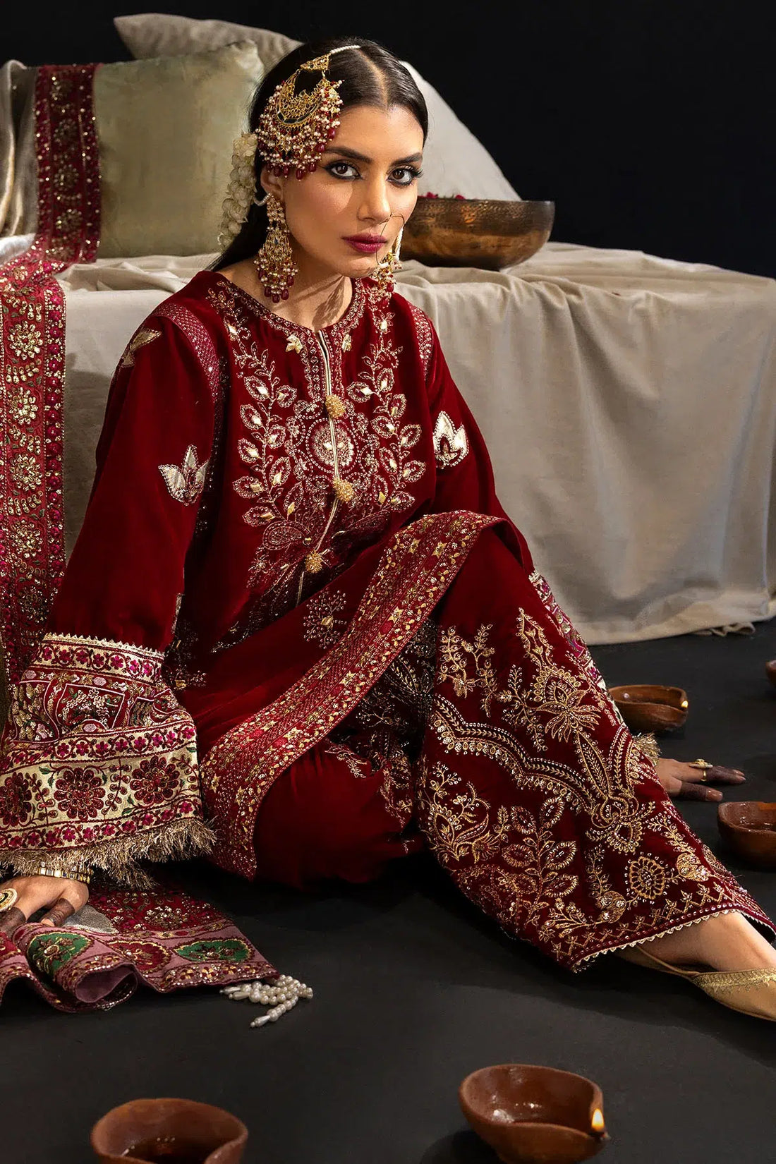 Nureh | Maya Velvet 23 | Zahara - by - Libasekhas UK - Registered Vendor of : Nureh - 100% Original Designer Dresss