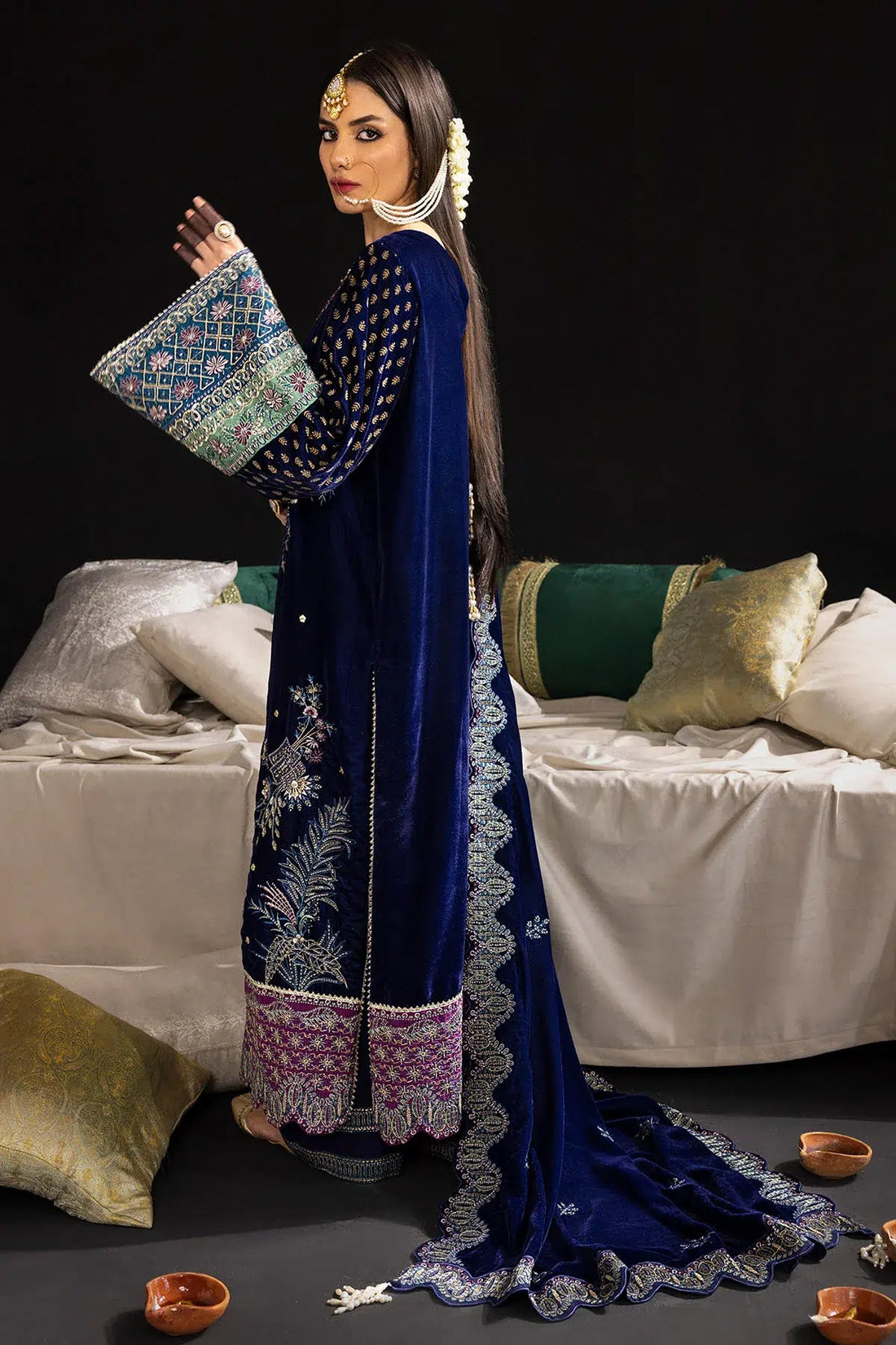 Nureh | Maya Velvet 23 | Nooreza - by - Libasekhas UK - Registered Vendor of : Nureh - 100% Original Designer Dresss