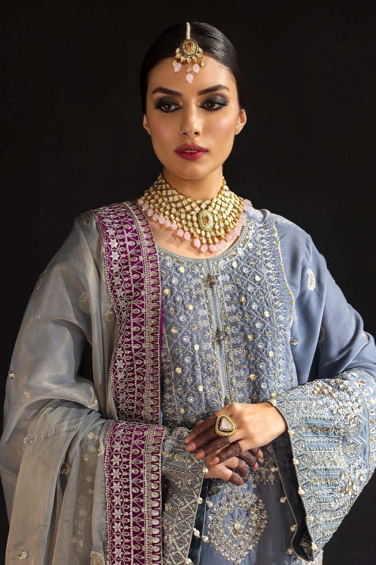 Nureh | Maya Velvet 23 | Mahal - by - Libasekhas UK - Registered Vendor of : Nureh - 100% Original Designer Dresss