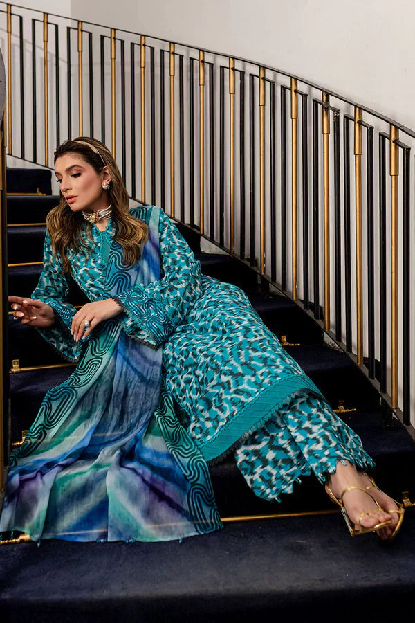 Nureh | Printed Lawn 24 | SP-92 - by - Libasekhas UK - Registered Vendor of : Nureh - 100% Original Designer Dresss