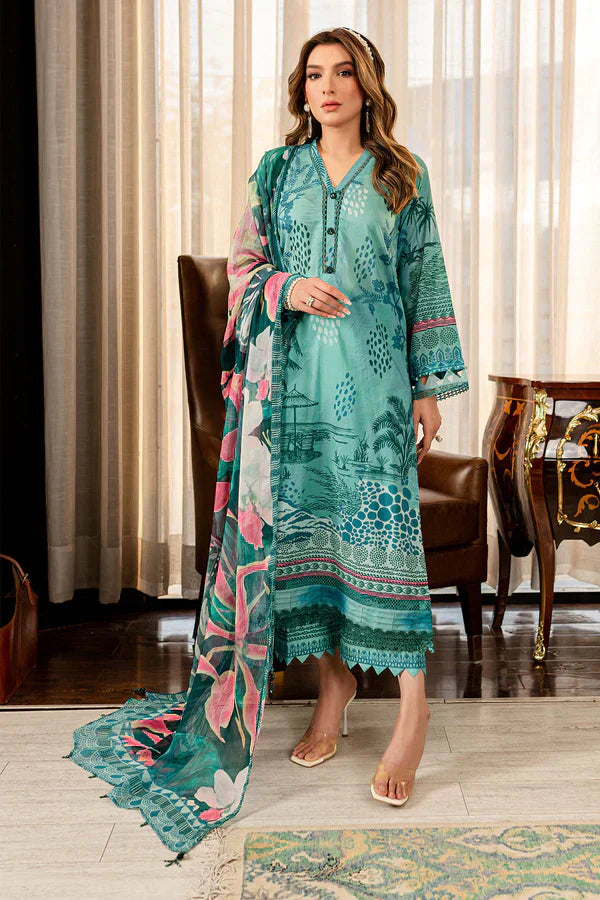 Nureh | Printed Lawn 24 | SP-90 - by - Libasekhas UK - Registered Vendor of : Nureh - 100% Original Designer Dresss