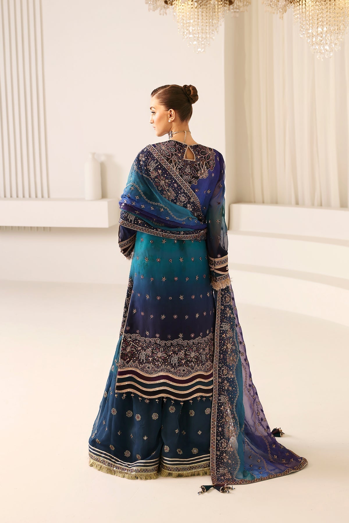 Alizeh | La Ruha Wedding Formals | AF-CH-2182-Oasis - by - Libasekhas UK - Registered Vendor of : Alizeh - 100% Original Designer Dresss