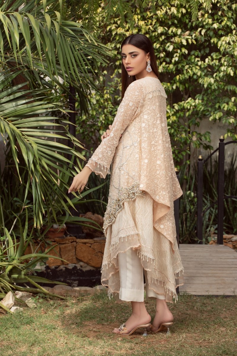 Panache | Pret | Peach & Chãœk - by - Libasekhas UK - Registered Vendor of : Panache By Mona - 100% Original Designer Dresss