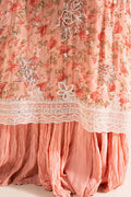 Cross Stitch | Luxe Atelier 25 | CORAL PUNCH - by - Libasekhas UK - Registered Vendor of : Cross Stitch - 100% Original Designer Dresss
