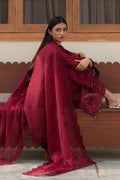 Cross Stitch | Mahiri Lawn 25 | RUBY GLINT - by - Libasekhas UK - Registered Vendor of : Cross Stitch - 100% Original Designer Dresss