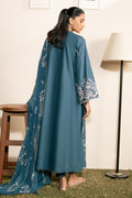 Cross Stitch | Mahiri Lawn 25 | TEAL SERENITY - by - Libasekhas UK - Registered Vendor of : Cross Stitch - 100% Original Designer Dresss