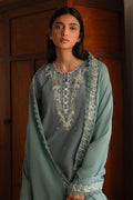 Cross Stitch | Mahiri Lawn 25 | MOONLIGHT BLUE - by - Libasekhas UK - Registered Vendor of : Cross Stitch - 100% Original Designer Dresss