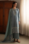 Cross Stitch | Mahiri Lawn 25 | MOONLIGHT BLUE - by - Libasekhas UK - Registered Vendor of : Cross Stitch - 100% Original Designer Dresss