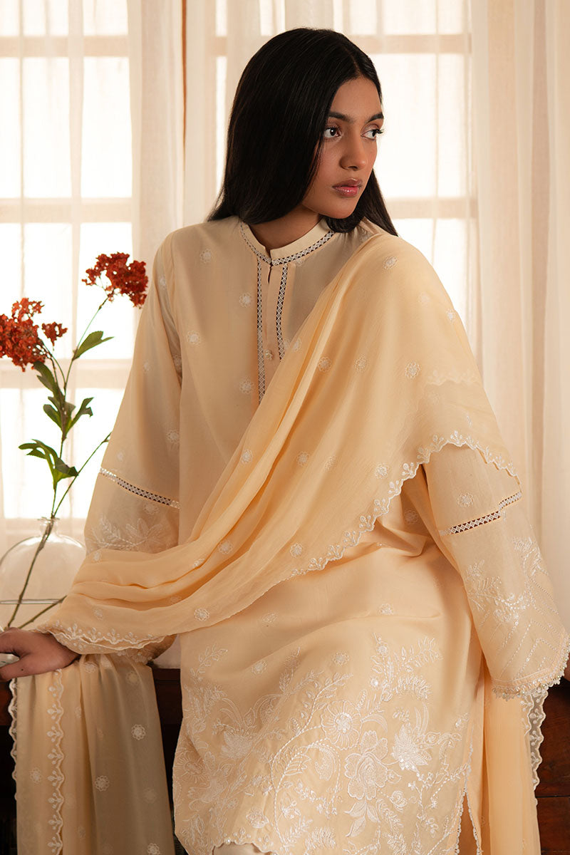 Cross Stitch | Mahiri Lawn 25 | FRENCH GLOW - by - Libasekhas UK - Registered Vendor of : Cross Stitch - 100% Original Designer Dresss