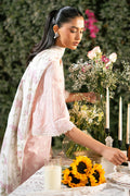 Cross Stitch | Mahiri Lawn 25 | CARMINE ROSE - by - Libasekhas UK - Registered Vendor of : Cross Stitch - 100% Original Designer Dresss