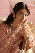 Cross Stitch | Premium Lawn 25 | ROSE QUARTZ - by - Libasekhas UK - Registered Vendor of : Cross Stitch - 100% Original Designer Dresss
