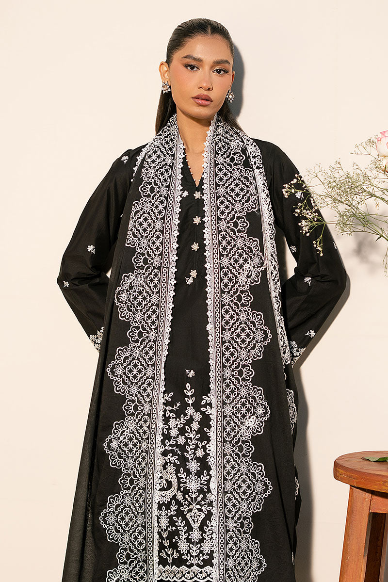 Cross Stitch | Mahiri Lawn 25 | RAVEN GRACE - by - Libasekhas UK - Registered Vendor of : Cross Stitch - 100% Original Designer Dresss