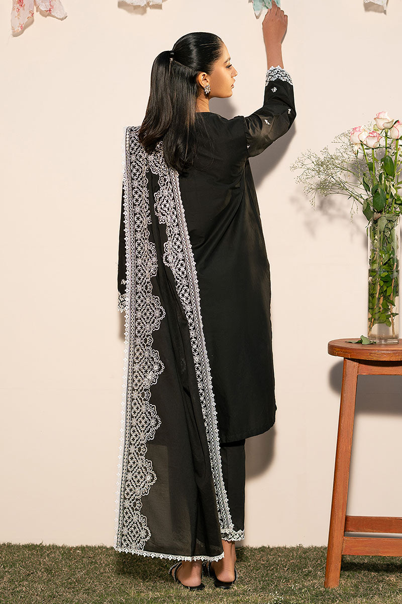 Cross Stitch | Mahiri Lawn 25 | RAVEN GRACE - by - Libasekhas UK - Registered Vendor of : Cross Stitch - 100% Original Designer Dresss