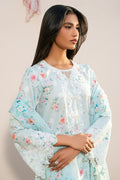 Cross Stitch | Mahiri Lawn 25 | AQUA DEW - by - Libasekhas UK - Registered Vendor of : Maria B - 100% Original Designer Dresss