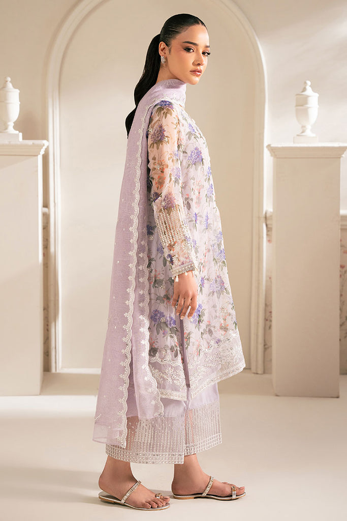 Cross Stitch | Luxe Atelier 25 | DUSTY LAVENDER - by - Libasekhas UK - Registered Vendor of : Cross Stitch - 100% Original Designer Dresss