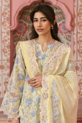 Cross Stitch | Premium Lawn 25 | SUNSHINE DREAM - by - Libasekhas UK - Registered Vendor of : Cross Stitch - 100% Original Designer Dresss